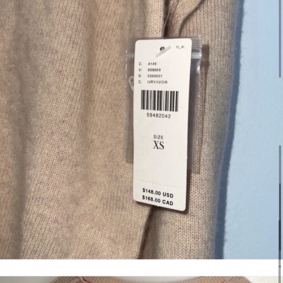 Nwt saturday sunday peace cashmere sweater - Picture 7 of 8